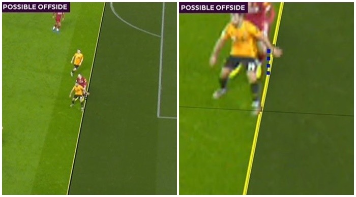 Hình ảnh khó tin về bàn thắng bị từ chối của Wolves - Bóng Đá