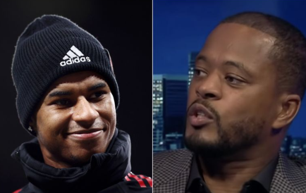 Patrice Evra credits unsung hero for Marcus Rashford’s improved form - Bóng Đá