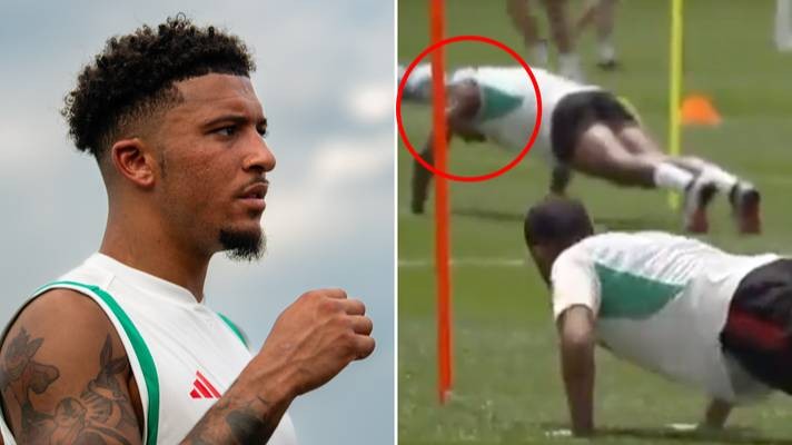 Damning training-ground footage of Jadon Sancho resurfaces amid row with Erik ten Hag - Bóng Đá