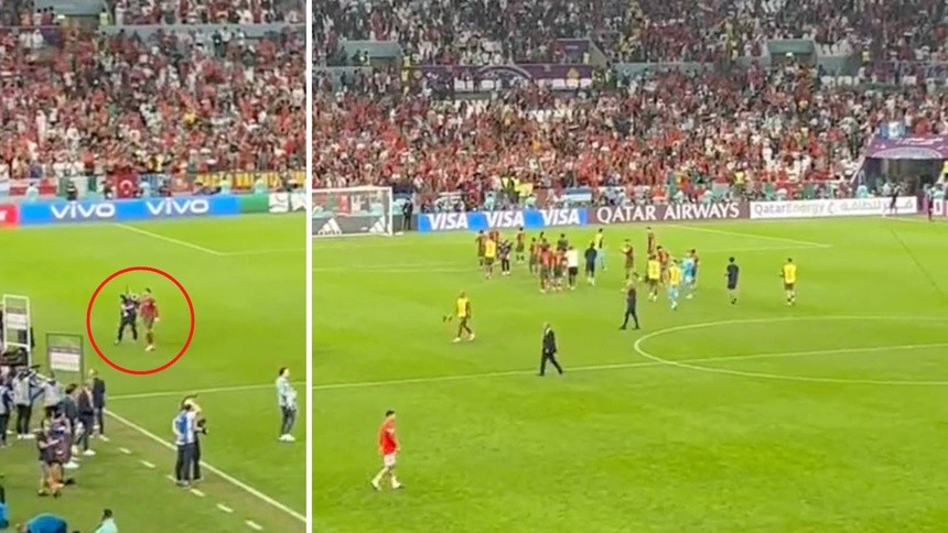 Tranh cãi việc Ronaldo đến chào khán giả sau trận - Bóng Đá