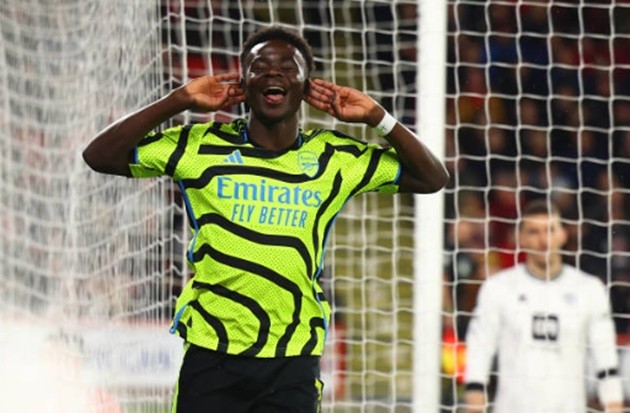 Bukayo Saka now has 50 assists for Arsenal in all competitions,  - Bóng Đá