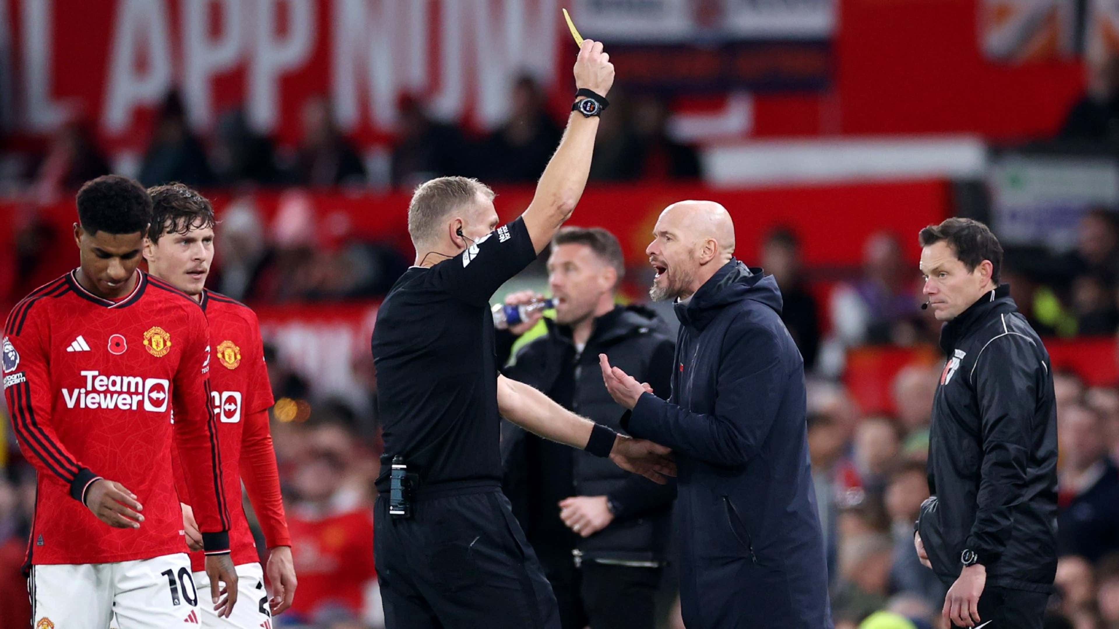 Erik ten Hag receives touchline ban for third booking of Premier League season - Bóng Đá