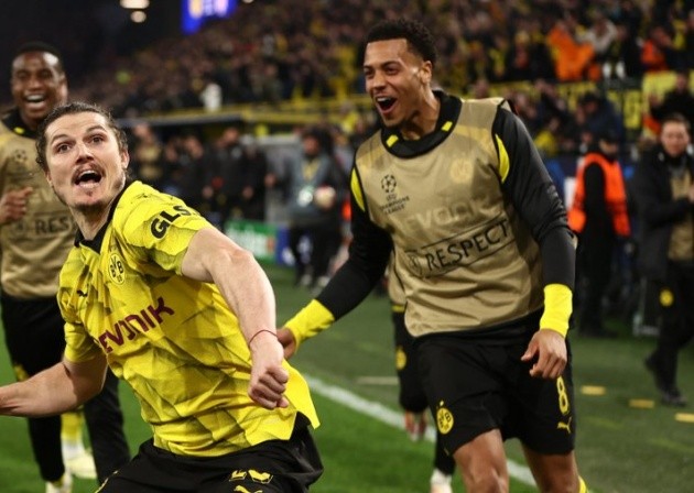 Marcel Sabitzer is the first Austrian player to be involved in three goals (1G 2A) in a UEFA Champions League knockout stage - Bóng Đá