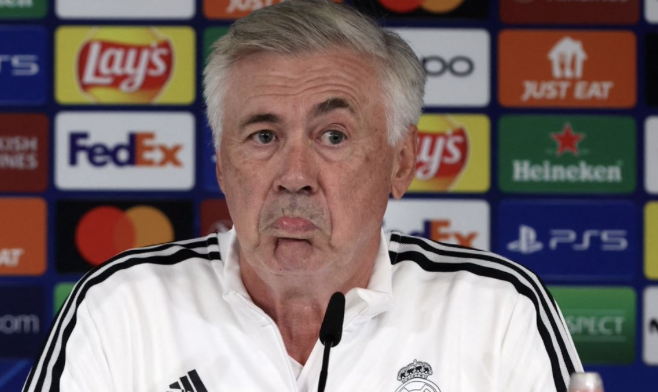 Phản ứng của HLV Ancelotti khi nhắc đến Haaland - Bóng Đá