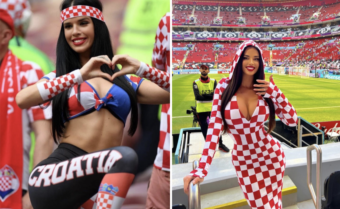 Trang phục khiến 'CĐV nóng bỏng nhất World Cup' bị chỉ trích - Bóng Đá