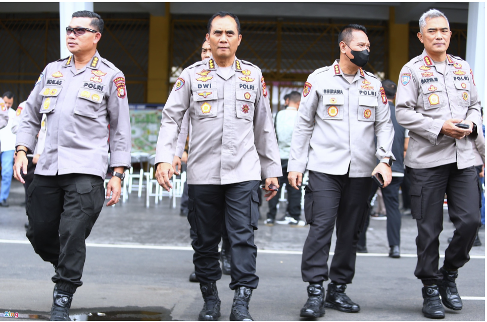 An ninh được siết chặt tối đa ở trận Indonesia - Việt Nam - Bóng Đá
