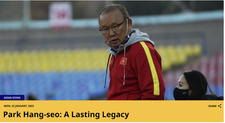 AFC: HLV Park Hang Seo là huyền thoại - Bóng Đá