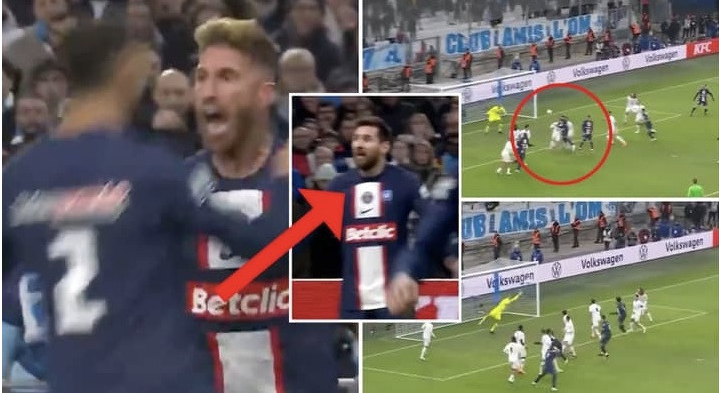 Messi khiến fan sốc với phản ứng bàn thắng của Sergio Ramos - Bóng Đá
