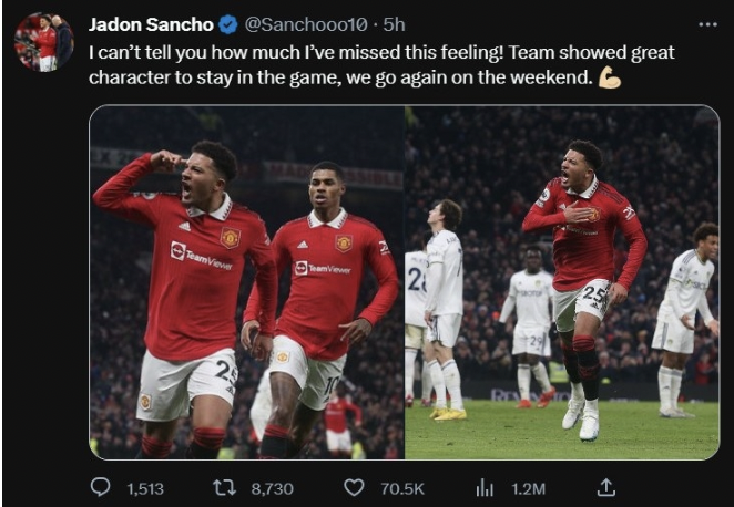 Sancho: 'Tôi nhớ cảm giác này' - Bóng Đá