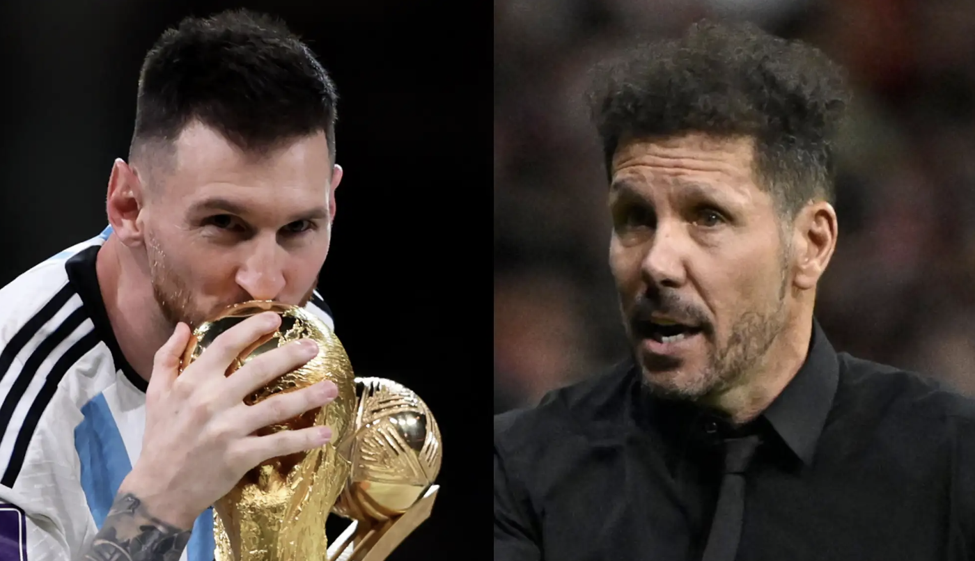 Đúng nhận sai cãi, Simeone chỉ lý do Messi là số 1 hiện tại - Bóng Đá