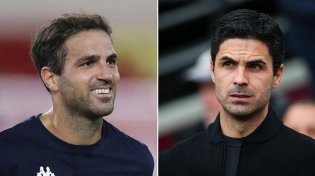 Cesc Fabregas “ngả mũ” với Mikel Arteta  - Bóng Đá
