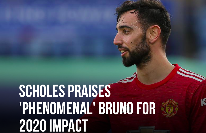 Paul Scholes has praised the ‘phenomenal’ impact Bruno Fernandes has had on Manchester United. - Bóng Đá