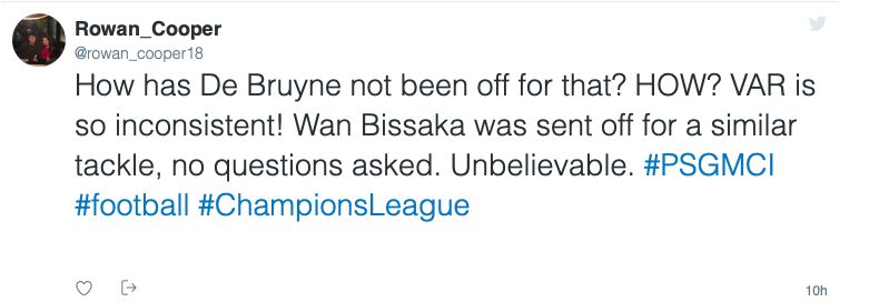 Manchester United fans slam lack of 'consistency' after Man City's Kevin De Bruyne escapes red card - Bóng Đá