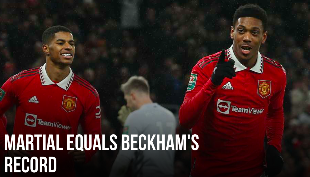 Anthony Martial EQUALS BECKHAM'S RECORD - Bóng Đá