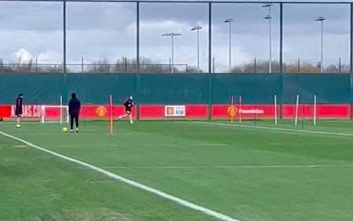 Anthony Martial in individual training today [ @samuelluckhurst ] - Bóng Đá