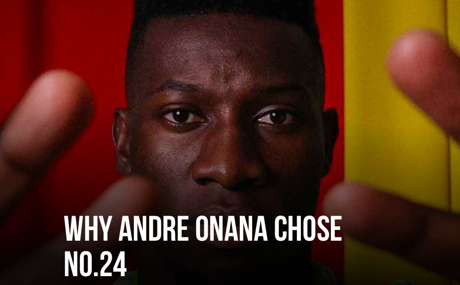 Onana on his number 24 - Bóng Đá
