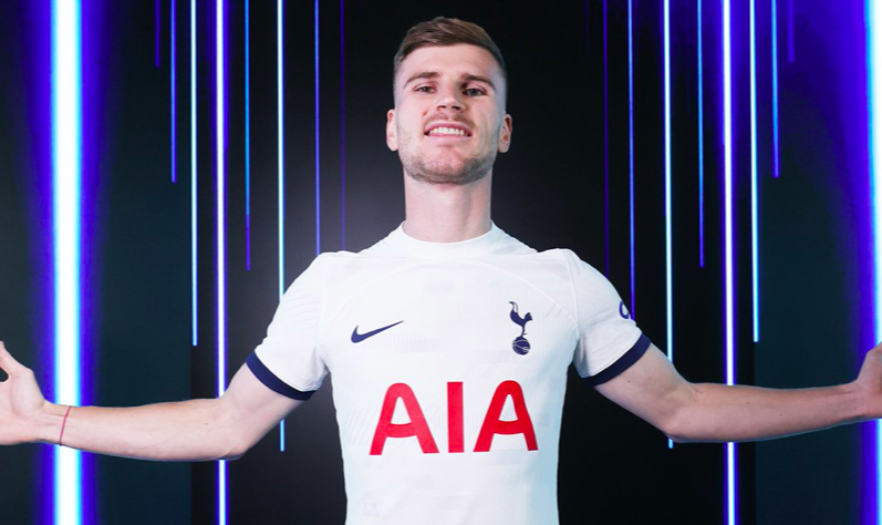 Timo Werner ra mắt Tottenham, chọn số áo lạ - Bóng Đá