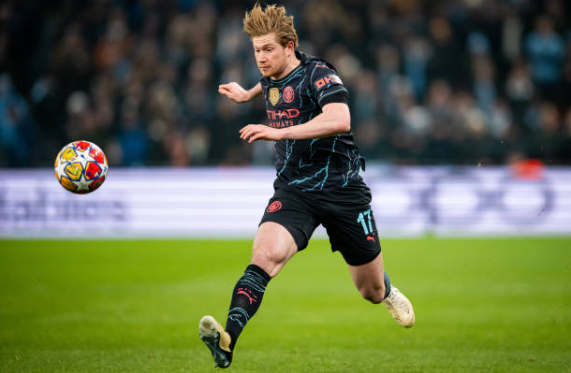 Kevin De Bruyne is the fourth player to score at least 10 goals in the knockout stages of the UEFA Champions League since 2019-20, - Bóng Đá