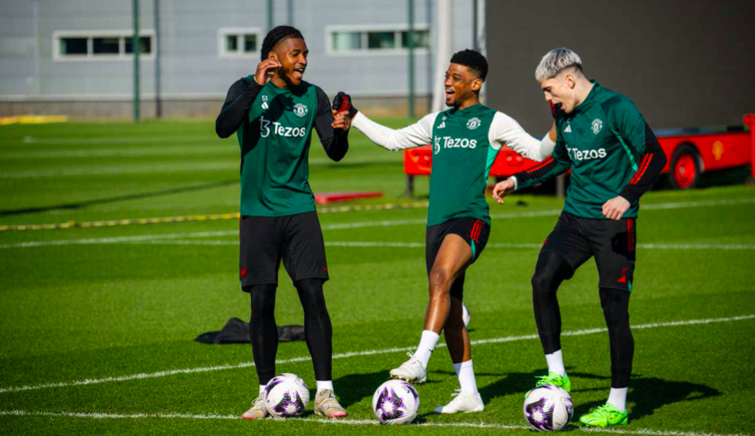 Buổi tập của Man Utd tràn ngập tiếng cười với trò chơi lạ - Bóng Đá