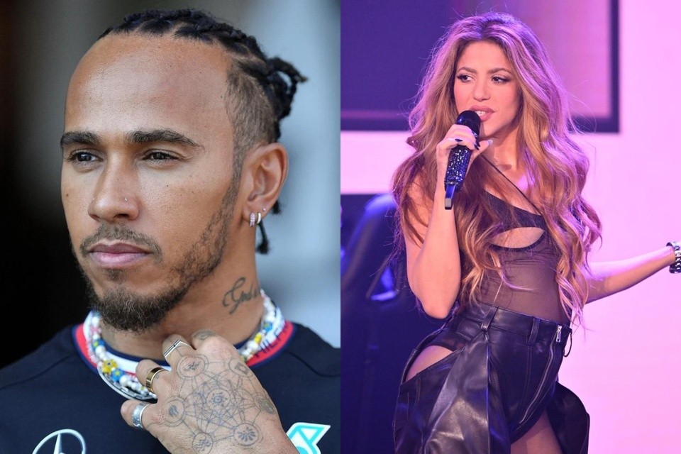 Shakira ăn tối với Lewis Hamilton - Bóng Đá