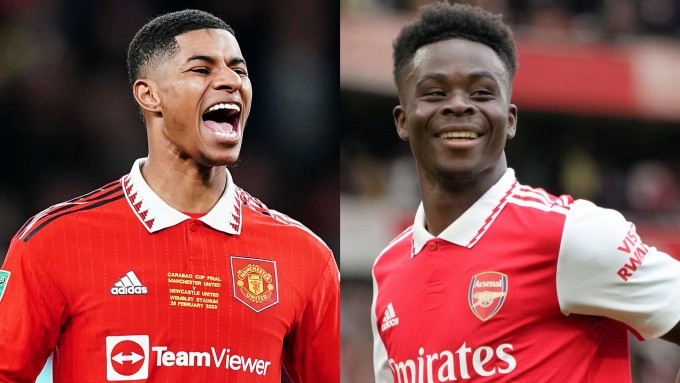 Hai nửa đối nghịch Rashford - Saka - Bóng Đá