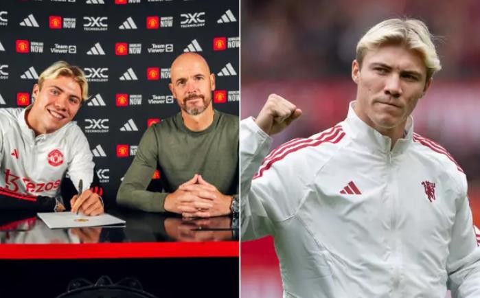 Fabrizio Romano 'confirms' Rasmus Hojlund's Man Utd shirt number - Bóng Đá