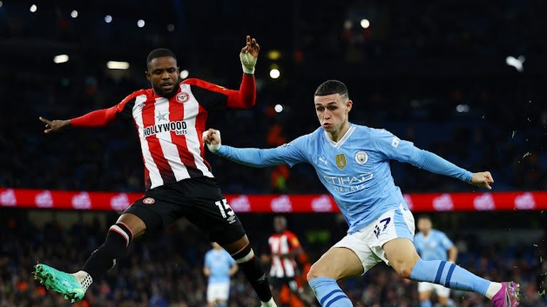 Man City - Brentford 4h50 - Bóng Đá