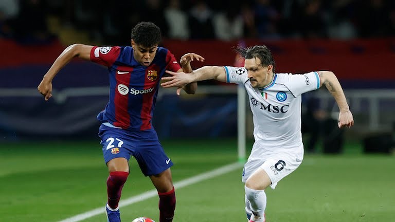Barcelona - Napoli (3h) xb trong khung 4h50 - 5h20 - Bóng Đá