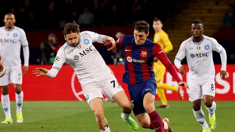 Barcelona - Napoli (3h) xb trong khung 4h50 - 5h20 - Bóng Đá