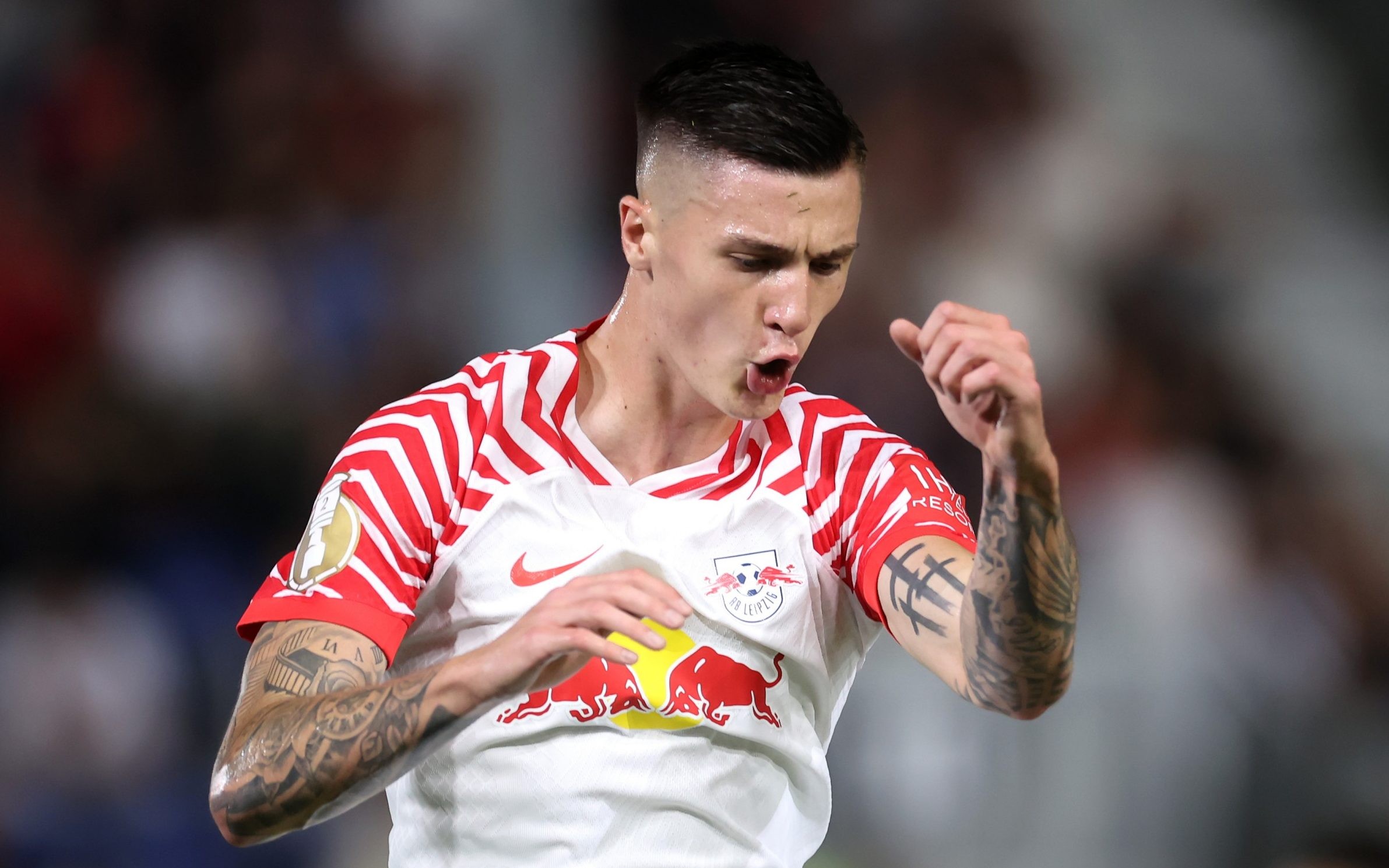 Man City, Liverpool, Arsenal & Barcelona in race to sign €50m RB Leipzig star Benjamin Sesko - Bóng Đá