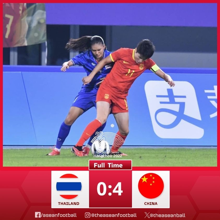 Thua đậm 1-8, Philippines dắt tay Thái Lan về nước sau vòng tứ kết ASIAD - Bóng Đá