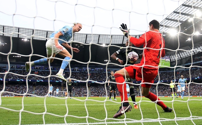 Ba lần Courtois khiến Haaland ôm hận - Bóng Đá