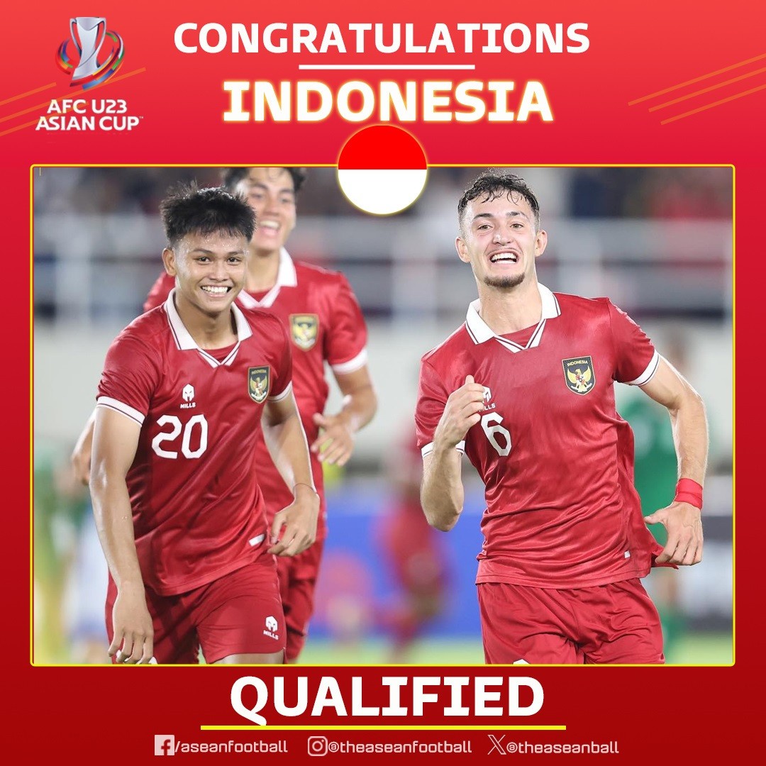 U23 Indonesia nối gót U23 Việt Nam dự VCK U23 châu Á 2024 - Bóng Đá