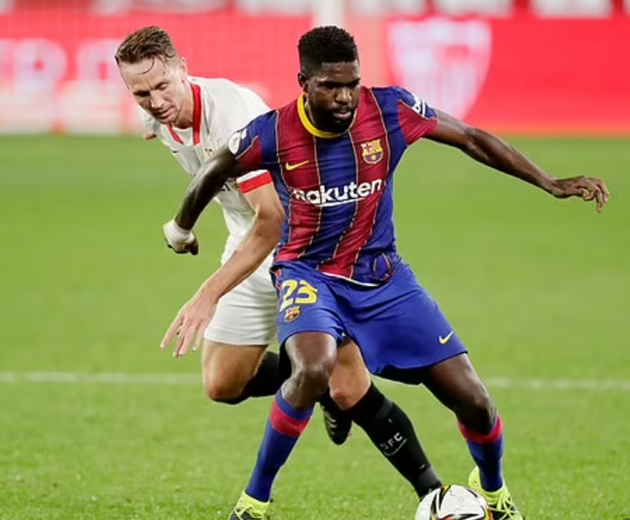 Barcelona 'are pressing Samuel Umtiti to leave in January'  - Bóng Đá