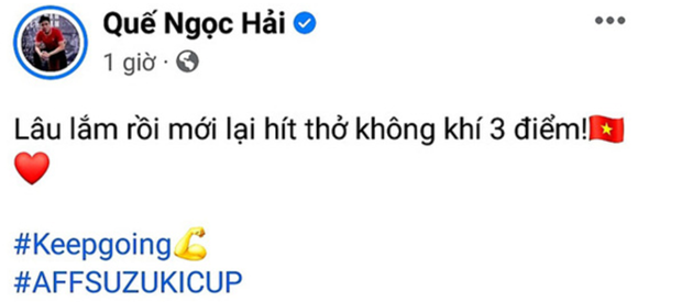 'Lâu lắm rồi mới lại hít thở không khí 3 điểm' Hải Quế chia sẻ - Bóng Đá
