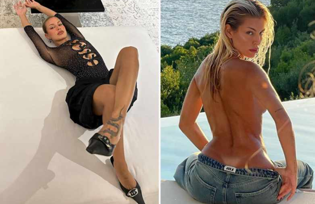  Former Barcelona star’s Wag risks Instagram ban as she goes completely topless and shows off cheeky tan line - Bóng Đá