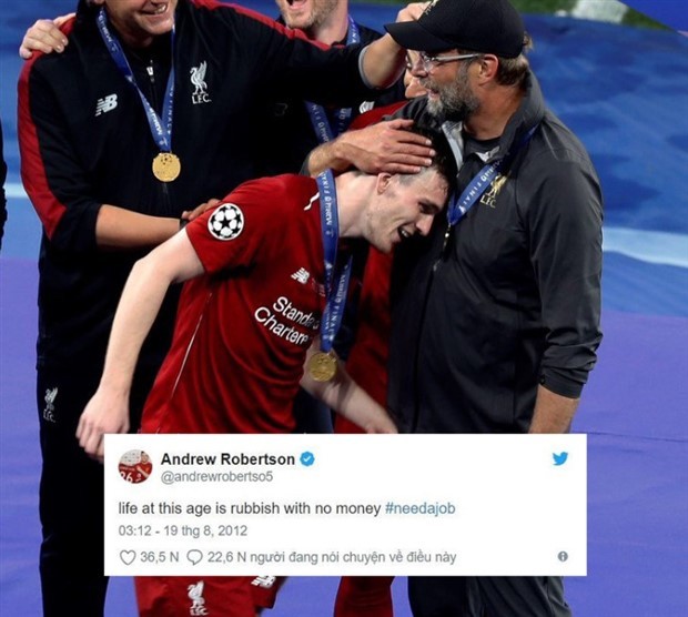 Andrew Robertson: Từ kẻ thất nghiệp đến 