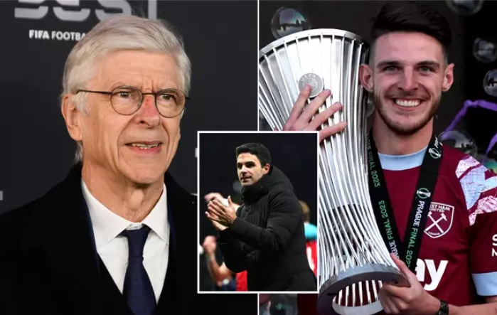 Arsene Wenger 'verdict' on Declan Rice proven right as Arsenal 'prepare £100m bid' - Bóng Đá