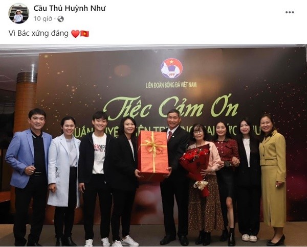 Huỳnh Như tri ân HLV Mai Đức Chung - Bóng Đá