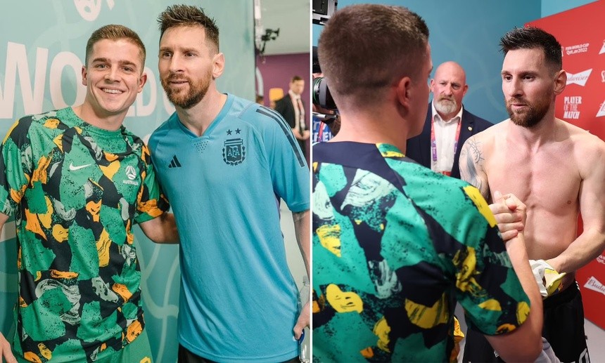 Món quà bất ngờ từ Messi dành cho cầu thủ chưa ra sân tại World Cup - Bóng Đá