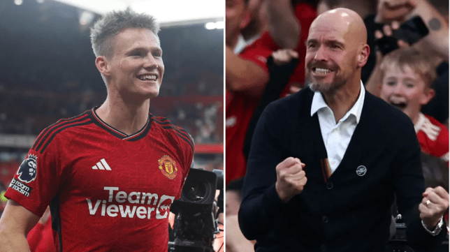 Scott McTominay reveals what Erik ten Hag told him before scoring twice in Manchester United’s comeback win over Brentford - Bóng Đá