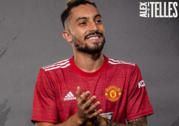 Pictures: Alex Telles in United kits and training gear - Bóng Đá