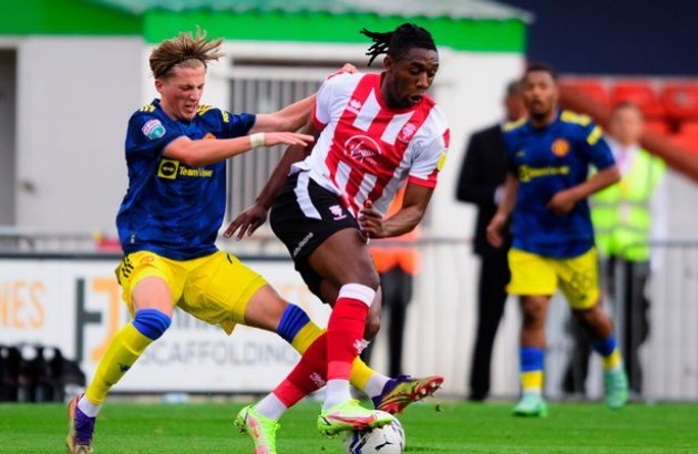 Hannibal Mejbri’s game by numbers vs. Lincoln City: - Bóng Đá