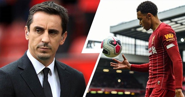 Gary Neville explains why he doesn't consider Trent world-class full-back - Bóng Đá