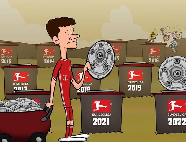 Cười té khói với loạt ảnh chế Bayern vô địch Bundesliga - Bóng Đá