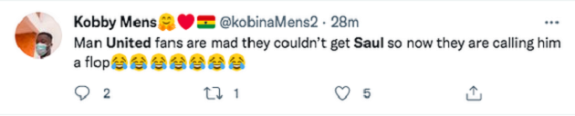 Chelsea fans say the same thing about Man United after Saul Niguez completes transfer - Bóng Đá