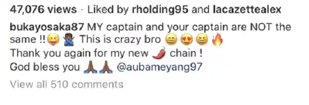 ‘This is crazy’: Saka thankful for Aubameyang gift - Bóng Đá