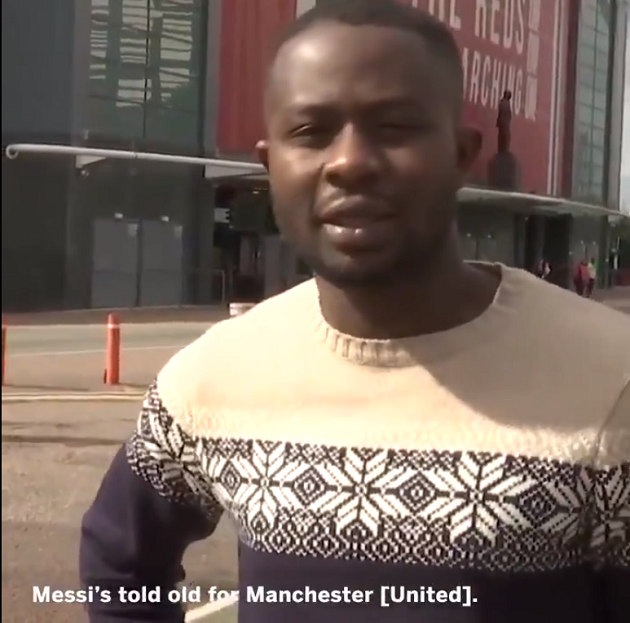 Lionel Messi: Man Utd fan says the Barcelona superstar is 'too old' for Old Trafford - Bóng Đá