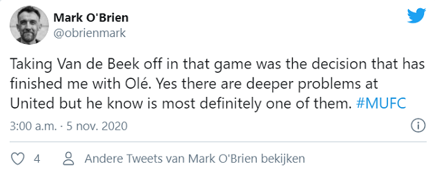 fan Van de Beek replaced with poor Man United: 'He is too good for Solskjaer' - Bóng Đá