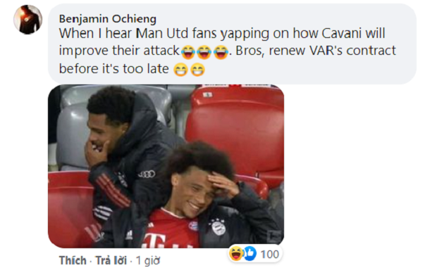 Bình luận hài hước M.U Cavani - Bóng Đá